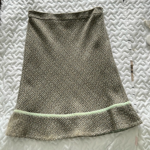 Gap Tweed Skirt, fully lined with Velvet Ribbon. Size 2 - Picture 1 of 4